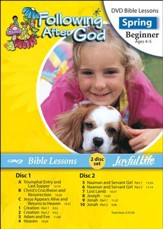 Following after God Beginner (ages 4 & 5) Bible Lesson DVD (Spring Quarter)