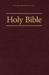 NIV Worship Bible--hardcover,  burgundy - Slightly Imperfect