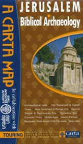 Jerusalem Biblical Archaeology - A Carta Map