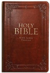 KJV Bible, Lux Leather, Burgundy