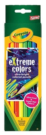 Crayola, Colored Pencils, Extreme Colors, 8 Pieces