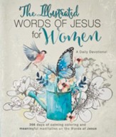 Illustrated Words of Jesus for Women, Adult Devotional  Coloring Book