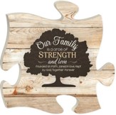 Our Family Is A Circle Of Strength and Love, Puzzle Art