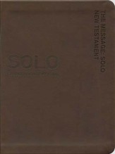 The Message Remix Solo New  Testament, Brown Imitation Leather - Slightly Imperfect