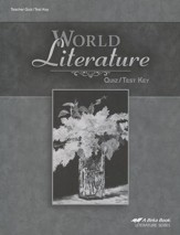Abeka World Literature Quizzes/Tests Key