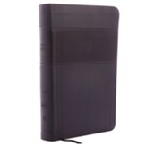 KJV Personal Size Reference Bible Giant Print, Leather-Look, Black, Indexed