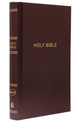 NKJV Pew Bible, Hardcover, Burgundy