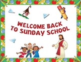 Instant Bulletin Board - Welcome Back to Sunday School - PDF Download [Download]