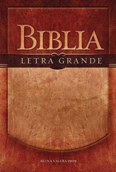 Biblia Letra Grande RVR 1909, Enc. Rústica  (RVR 1909 Large Print Bible, Softcover)