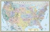 U.S. Map Poster (Paper) 50 x 32