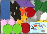 Abeka Felt Objects for Counting (K4-K5; 144 pieces)