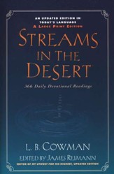 Streams in the Desert, Revised--Large Print Trade Paperback