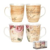 Marriage Mugs, Set of 2