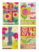 Faith, Love, Hope, Peace Encouragement Cards, Box of 12