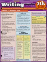 Common Core Writing: 7th Grade, Laminated Guide