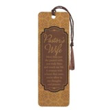 Pastor's Wife, More Than Just the Pastor's Wife Bookmark with Tassel