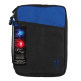 Canvas Bible Cover, Black, Police Officer Gift, Large