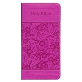 KJV Compact Bible, Promise Edition--soft leather-look, pink