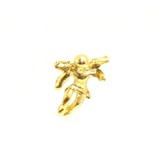 Angel Lapel Pin, Gold Plated