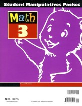 BJU Press Math 3 Student Manipulatives Packet, Third Edition