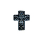 Cross Chalice and Grapes, First Communion Lapel Pin