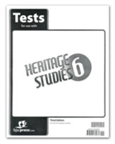 BJU Press Heritage Studies Grade 6 Test Pack (Third Edition)