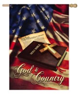God and Country Flag, Large