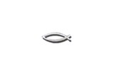 Fish Lapel Pin, Silver Plated