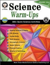 Science Warm-Ups, Grades 5-8+