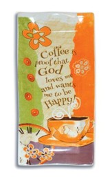 Coffee Is Proof That God Loves Me Spoon Rest