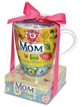 Mom Is Love Mug with Notepad