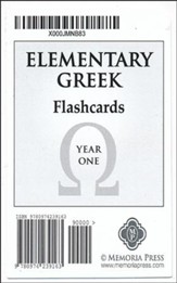 Elementary Greek Year 1 Flashcards