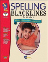 Spelling Blacklines Gr. 1 - PDF Download [Download]