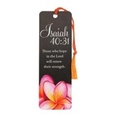 Those Who Hope in the Lord, Isaiah 40:31, Bookmark with Tassel