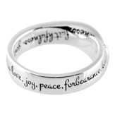 Galatians 5:22 Mobius Ring, Size 9