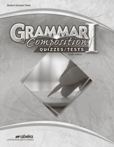 Abeka Grade 7 Grammar & Composition 1 Quizzes & Tests (6th  Edition)
