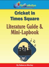 Cricket in Times Square Literature  Guide & Mini-Lapbook - PDF Download [Download]