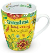 Grandma, Kind, Caring and Thoughtful Mug