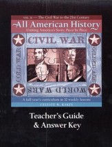 All American History Volume 2 Teacher Guide with Answer Key