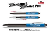 Xtendable Pen, with iTouch Stylus, Blue Pearl
