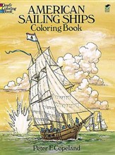 American Sailing Ships Coloring Book