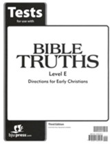 BJU Press Bible Truths Level E  (Grade 11) Tests Packet Third Edition