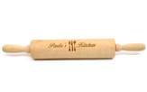 Personalized, Wooden Rolling Pin, with Kitchen Utensils