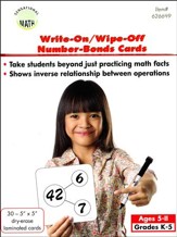 Write-On/Wipe-Off Number Bonds Cards, Grades K-5