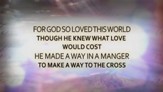 He Made A Way In A Manger - Lyric Video HD [Download]