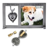 You Left Paw Prints On My Heart, Memorial Photo Frame