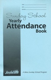 Sunday School Yearly Attendance Book