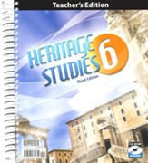 BJU Press Heritage Studies Grade 6  Teacher's Edition (3rd Edition)