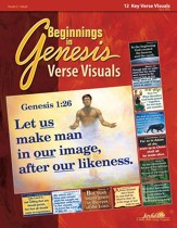 Beginnings in Genesis Ch. 1-11: Creation, Flood, Babel Youth to Adult Bible Study, Key Verse Visuals
