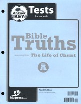 BJU Press Bible Truths Level A (Grade 7) Test Pack Answer Key (Fourth Edition)